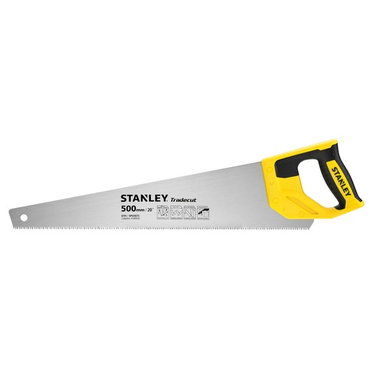 STANLEY® 20 in. (500mm) 8 TPI TradeCut™ Hand Saw