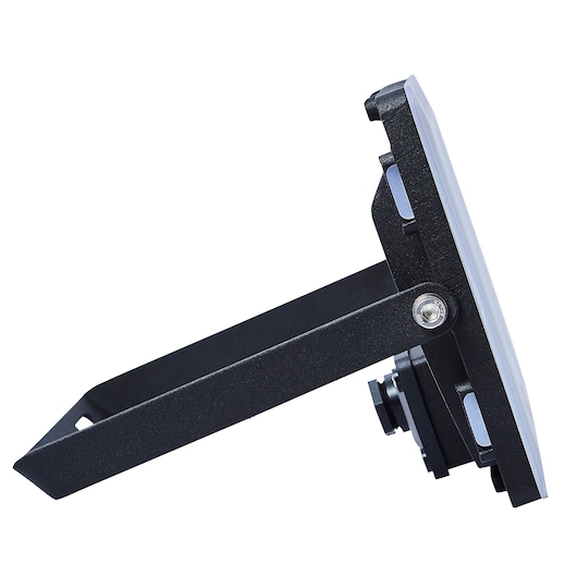 STANLEY SXLS38930E outdoor LED floodlight, side view on white background.