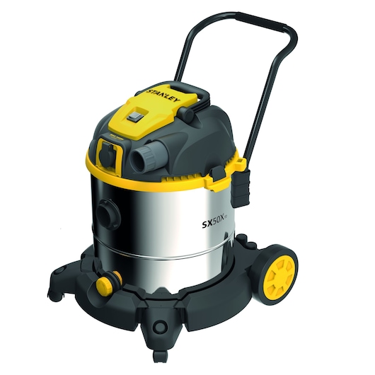 50L Stainless Steel Wet and Dry Vacuum Cleaner With Power Tool Connectivity