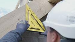 Video STANLEY® QUICKSQUARE® 180mm Dual Colour ABS Rafter Square
